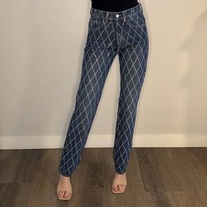 Women's Crystal Patterned Jeans